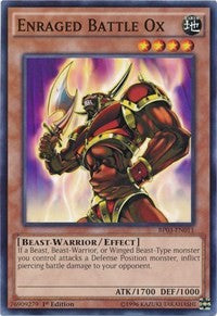 Enraged Battle Ox [Battle Pack 3: Monster League] [BP03-EN011] | Amazing Games TCG