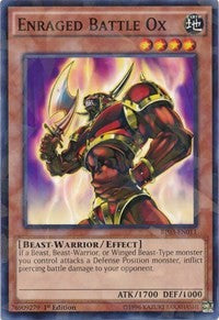 Enraged Battle Ox (Shatterfoil) [Battle Pack 3: Monster League] [BP03-EN011] | Amazing Games TCG