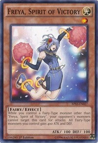 Freya, Spirit of Victory [Battle Pack 3: Monster League] [BP03-EN027] | Amazing Games TCG