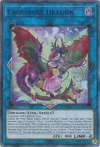 Crossrose Dragon (Purple) [LDS2-EN114] Ultra Rare | Amazing Games TCG