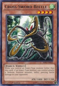 Cross-Sword Beetle [Battle Pack 3: Monster League] [BP03-EN053] | Amazing Games TCG