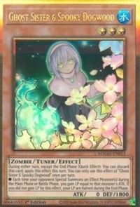 Ghost Sister & Spooky Dogwood (Alternate Art) [MAGO-EN013] Gold Rare | Amazing Games TCG