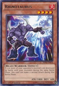 Rhinotaurus [Battle Pack 3: Monster League] [BP03-EN076] | Amazing Games TCG