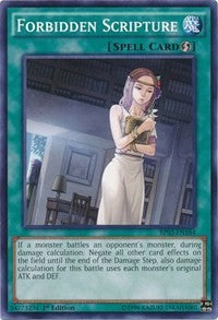 Forbidden Scripture [Battle Pack 3: Monster League] [BP03-EN184] | Amazing Games TCG