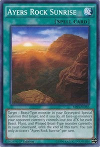 Ayers Rock Sunrise [Battle Pack 3: Monster League] [BP03-EN183] | Amazing Games TCG