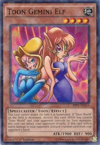 Toon Gemini Elf (Shatterfoil) [Battle Pack 3: Monster League] [BP03-EN014] | Amazing Games TCG