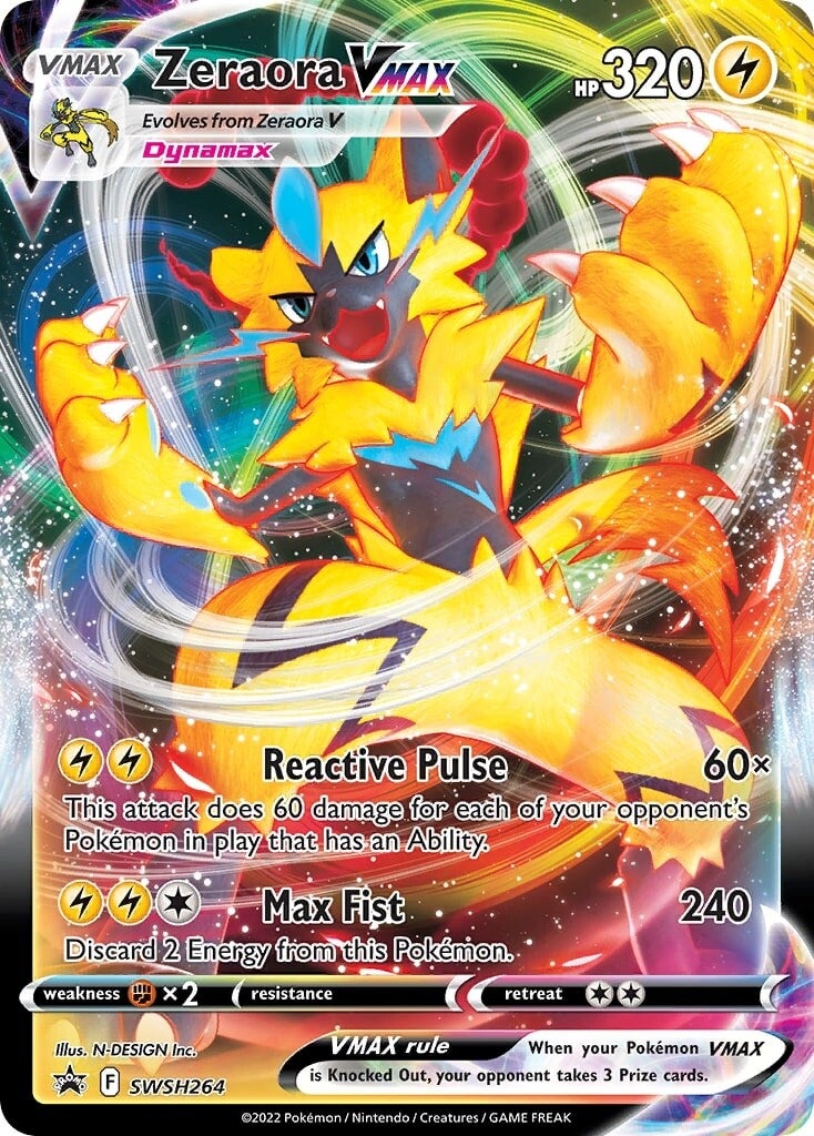 Zeraora VMAX (SWSH264) [Sword & Shield: Black Star Promos] | Amazing Games TCG