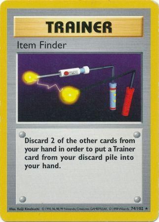 Item Finder (74/102) [Base Set Shadowless Unlimited] | Amazing Games TCG