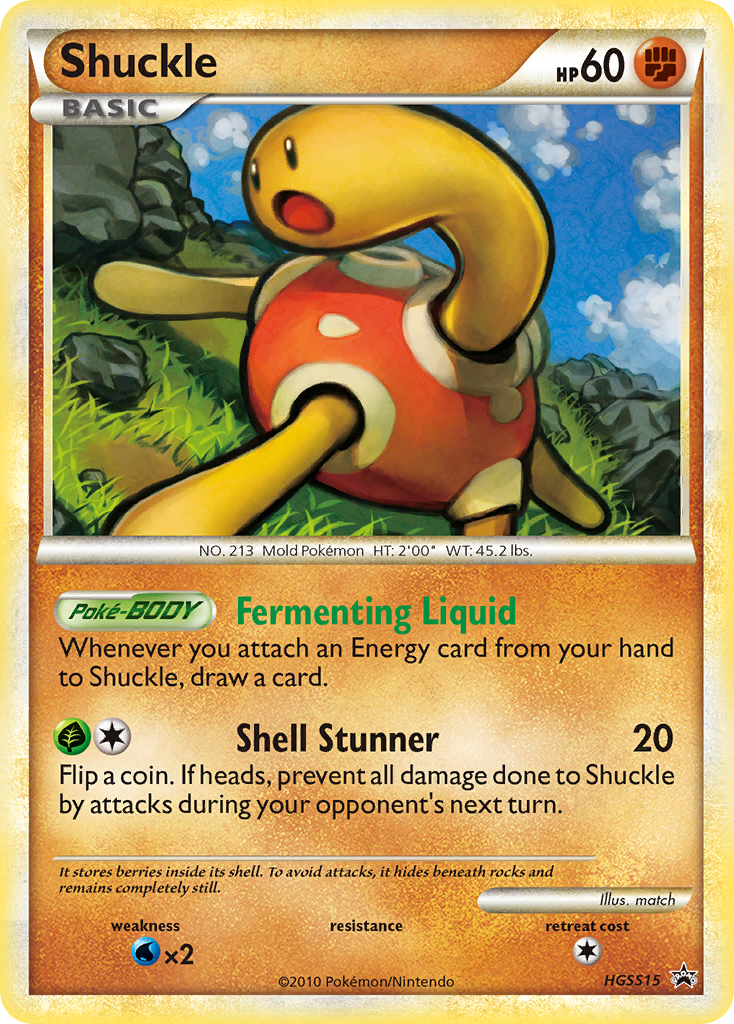 Shuckle (HGSS15) [HeartGold & SoulSilver: Black Star Promos] | Amazing Games TCG