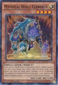 Mythical Beast Cerberus (Shatterfoil) [Battle Pack 3: Monster League] [BP03-EN018] | Amazing Games TCG