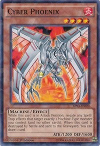 Cyber Phoenix (Shatterfoil) [Battle Pack 3: Monster League] [BP03-EN020] | Amazing Games TCG