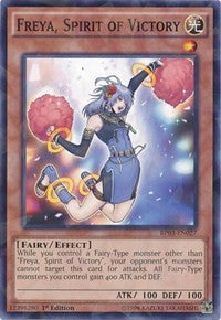 Freya, Spirit of Victory (Shatterfoil) [Battle Pack 3: Monster League] [BP03-EN027] | Amazing Games TCG