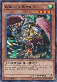 Winged Rhynos (Shatterfoil) [Battle Pack 3: Monster League] [BP03-EN030] | Amazing Games TCG