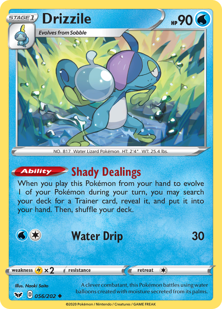 Drizzile (056/202) [Sword & Shield: Base Set] | Amazing Games TCG