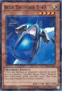 Blue Thunder T-45 (Shatterfoil) [Battle Pack 3: Monster League] [BP03-EN039] | Amazing Games TCG