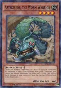 Aztekipede, the Worm Warrior (Shatterfoil) [Battle Pack 3: Monster League] [BP03-EN041] | Amazing Games TCG