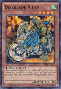 Diskblade Rider (Shatterfoil) [Battle Pack 3: Monster League] [BP03-EN043] | Amazing Games TCG