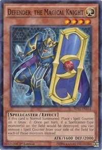 Defender, The Magical Knight (Shatterfoil) [Battle Pack 3: Monster League] [BP03-EN054] | Amazing Games TCG