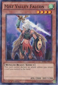 Mist Valley Falcon (Shatterfoil) [Battle Pack 3: Monster League] [BP03-EN074] | Amazing Games TCG