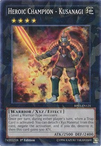 Heroic Champion - Kusanagi (Shatterfoil) [Battle Pack 3: Monster League] [BP03-EN125] | Amazing Games TCG