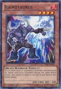 Rhinotaurus (Shatterfoil) [Battle Pack 3: Monster League] [BP03-EN076] | Amazing Games TCG