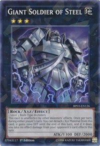 Giant Soldier of Steel (Shatterfoil) [Battle Pack 3: Monster League] [BP03-EN126] | Amazing Games TCG