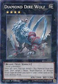 Diamond Dire Wolf (Shatterfoil) [Battle Pack 3: Monster League] [BP03-EN127] | Amazing Games TCG