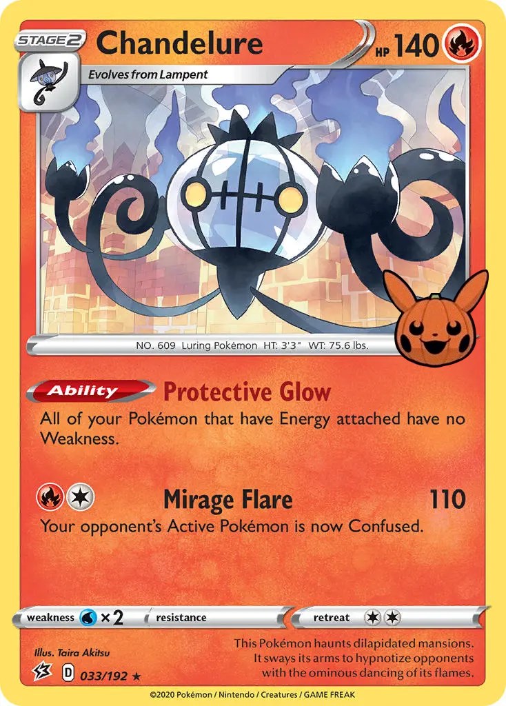 Chandelure (033/192) [Trick or Trade] | Amazing Games TCG