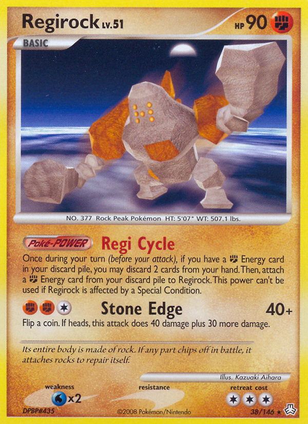 Regirock (38/146) [Diamond & Pearl: Legends Awakened] | Amazing Games TCG