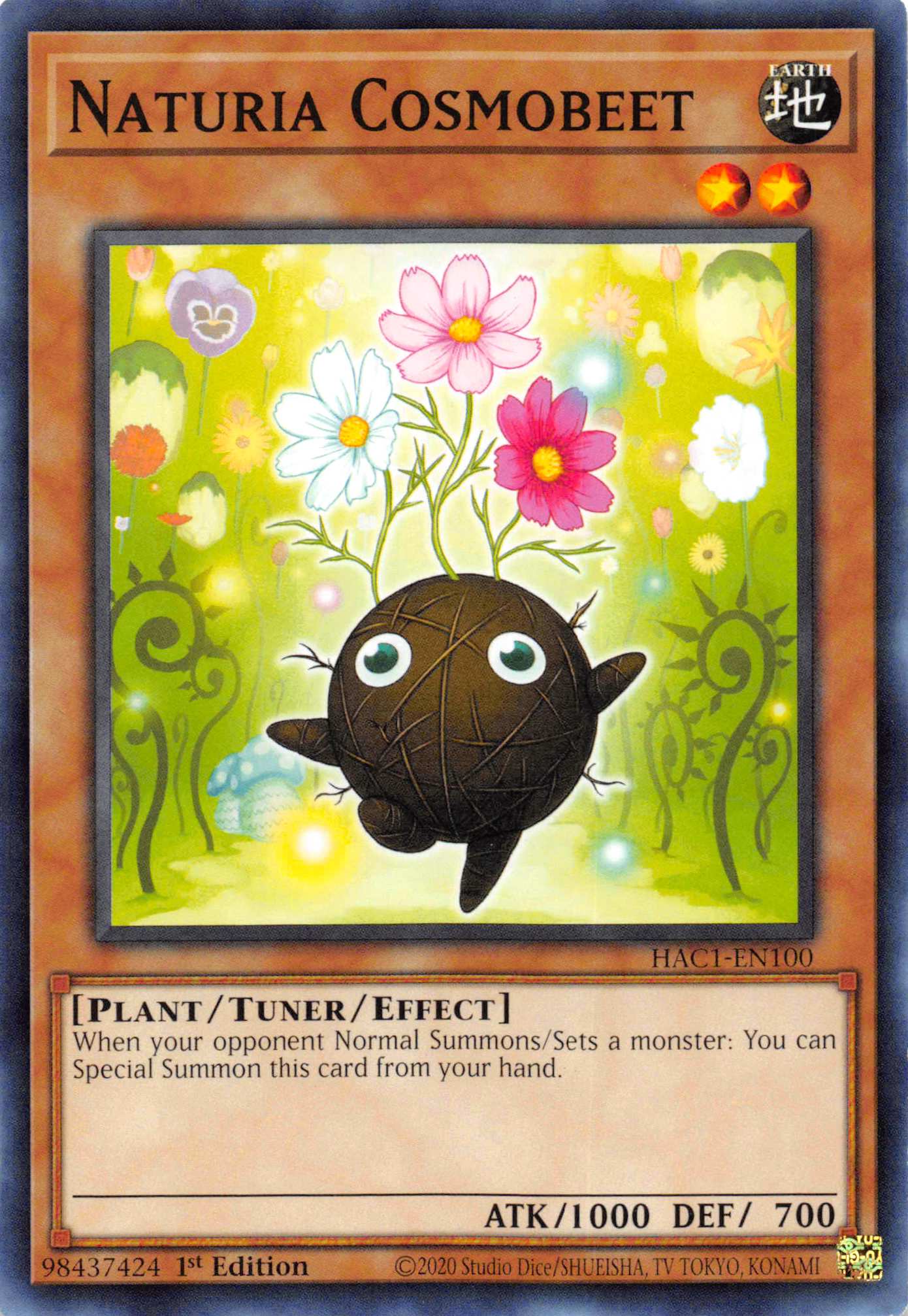 Naturia Cosmobeet [HAC1-EN100] Common | Amazing Games TCG