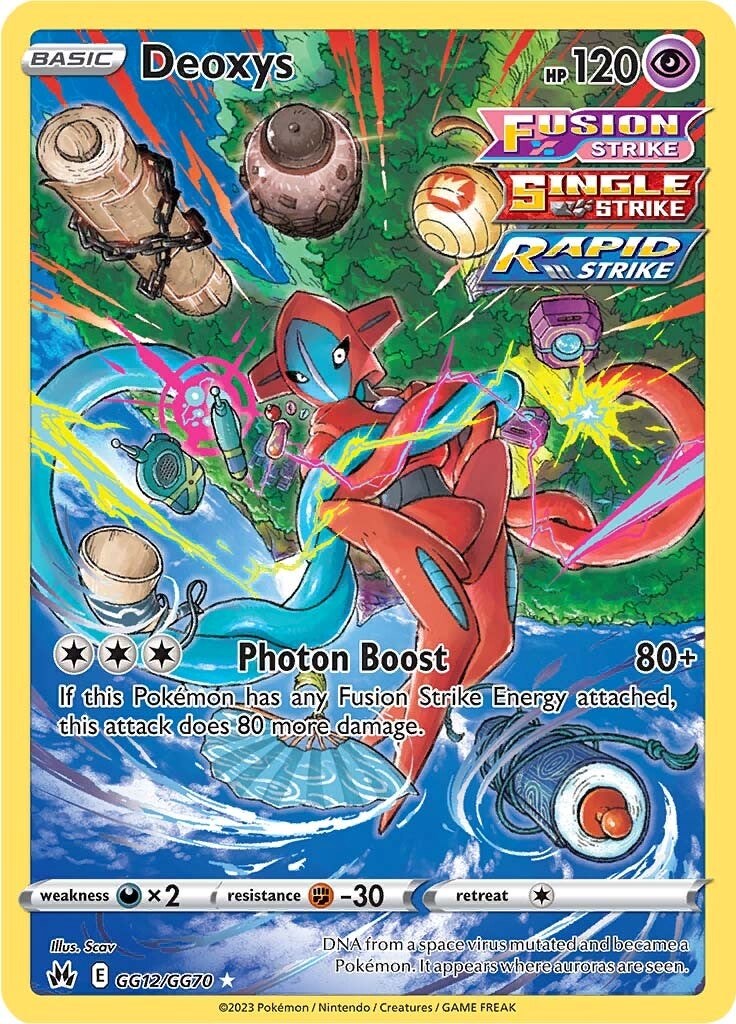 Deoxys (GG12/GG70) [Sword & Shield: Crown Zenith] | Amazing Games TCG