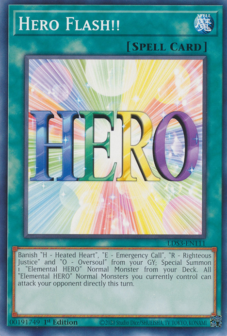 Hero Flash!! [LDS3-EN111] Common | Amazing Games TCG