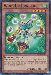 Wind-Up Juggler (Shatterfoil) [Battle Pack 3: Monster League] [BP03-EN086] | Amazing Games TCG