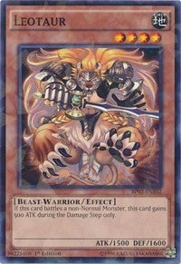 Leotaur (Shatterfoil) [Battle Pack 3: Monster League] [BP03-EN102] | Amazing Games TCG