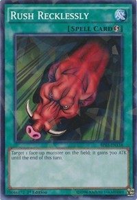 Rush Recklessly (Shatterfoil) [Battle Pack 3: Monster League] [BP03-EN134] | Amazing Games TCG