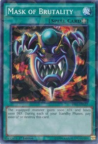 Mask of Brutality (Shatterfoil) [Battle Pack 3: Monster League] [BP03-EN137] | Amazing Games TCG