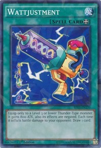 Wattjustment (Shatterfoil) [Battle Pack 3: Monster League] [BP03-EN170] | Amazing Games TCG