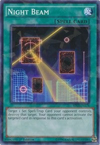 Night Beam (Shatterfoil) [Battle Pack 3: Monster League] [BP03-EN176] | Amazing Games TCG