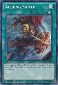 Bashing Shield (Shatterfoil) [Battle Pack 3: Monster League] [BP03-EN186] | Amazing Games TCG