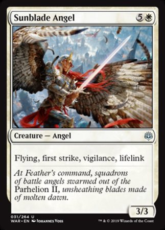 Sunblade Angel [War of the Spark] | Amazing Games TCG