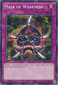 Mask of Weakness (Shatterfoil) [Battle Pack 3: Monster League] [BP03-EN190] | Amazing Games TCG