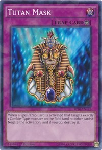 Tutan Mask (Shatterfoil) [Battle Pack 3: Monster League] [BP03-EN195] | Amazing Games TCG