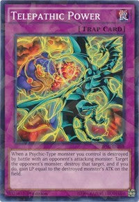 Telepathic Power (Shatterfoil) [Battle Pack 3: Monster League] [BP03-EN208] | Amazing Games TCG