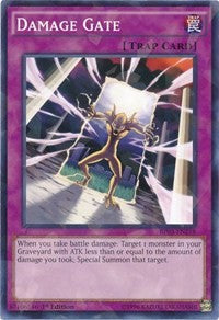 Damage Gate (Shatterfoil) [Battle Pack 3: Monster League] [BP03-EN218] | Amazing Games TCG