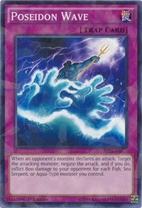 Poseidon Wave (Shatterfoil) [Battle Pack 3: Monster League] [BP03-EN223] | Amazing Games TCG