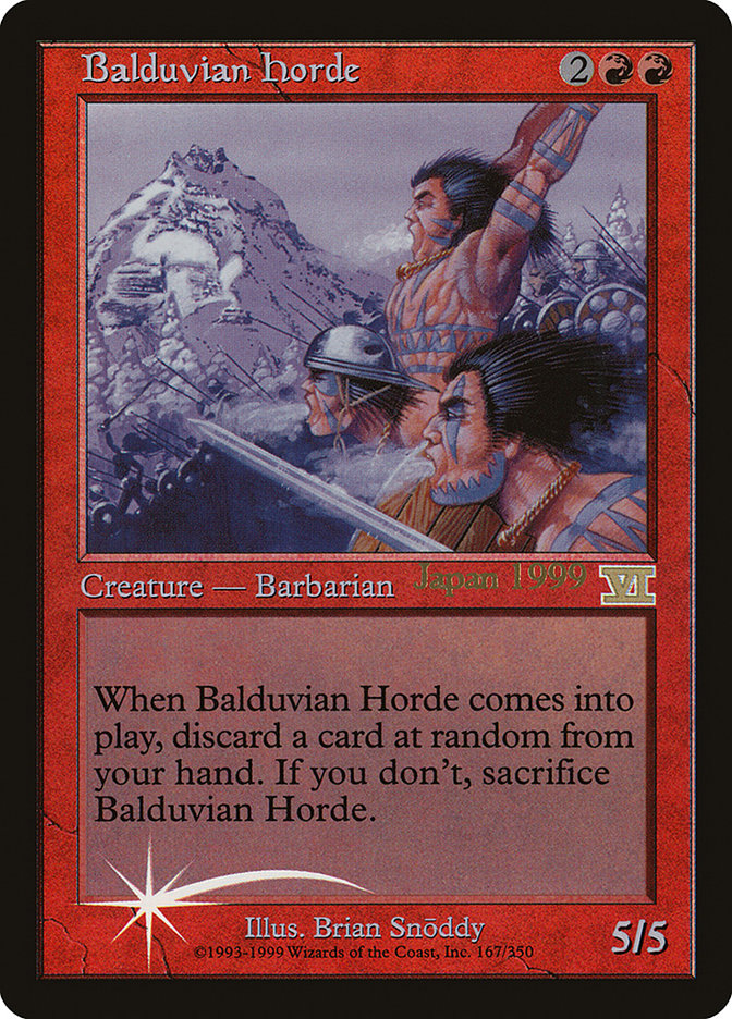 Balduvian Horde (Worlds) [World Championship Promos] | Amazing Games TCG