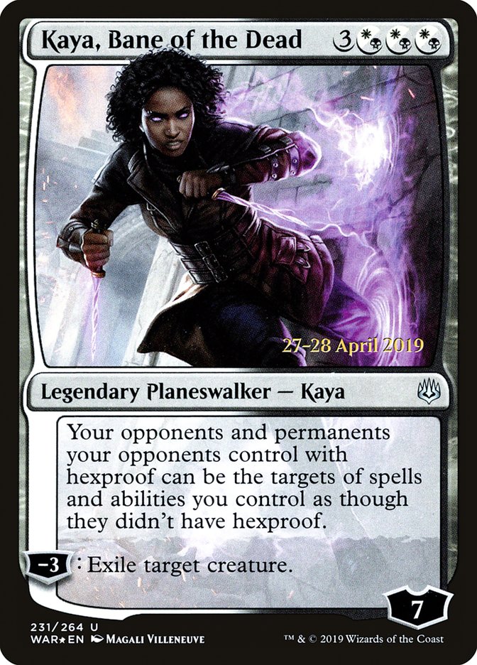 Kaya, Bane of the Dead  [War of the Spark Prerelease Promos] | Amazing Games TCG