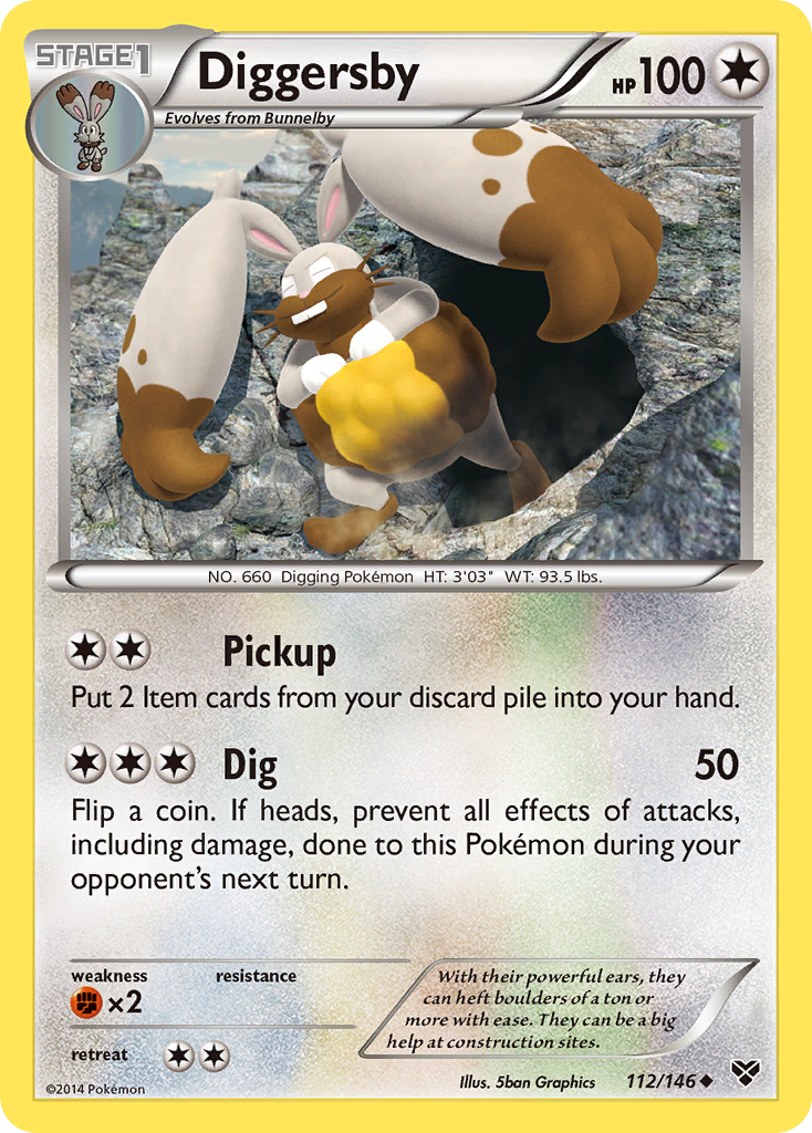 Diggersby (112/146) [XY: Base Set] | Amazing Games TCG