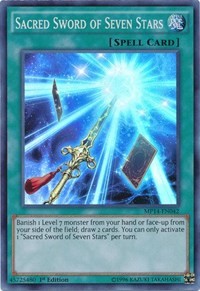 Sacred Sword of Seven Stars [2014 Mega-Tins Mega Pack] [MP14-EN042] | Amazing Games TCG