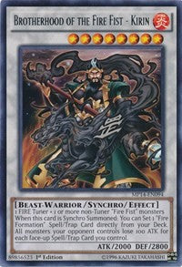 Brotherhood of the Fire Fist - Kirin [2014 Mega-Tins Mega Pack] [MP14-EN094] | Amazing Games TCG